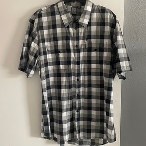 Mens Volcom cotton button up XXL